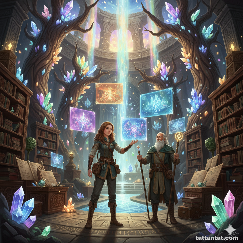 Lyra gặp thầy Eldrin tại Thung lũng Echoes: Hành trình khai mở bí mật vĩnh hằng